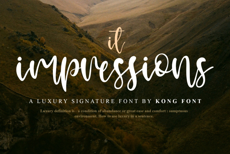 It Impressions Script Font