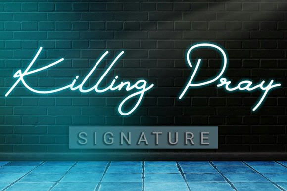 Killing Pray Handwritten Font