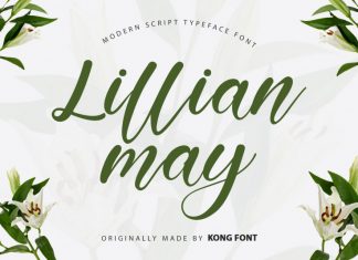 Lillian May Script Font