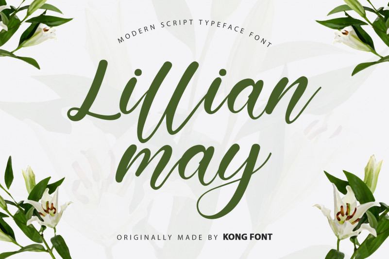 Lillian May Script Font
