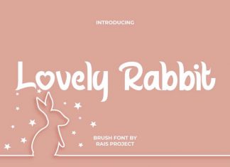 Lovely Rabbit Display Font