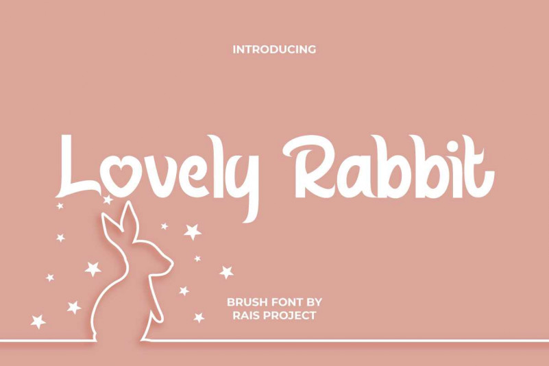 Lovely Rabbit Display Font