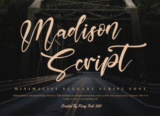 Madison Script Font