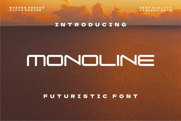 Monoline Display Font