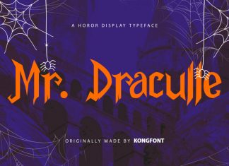 Mr.Draculle Display Font