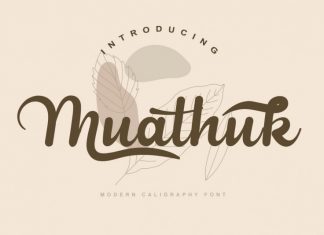 Muathuk Script Font