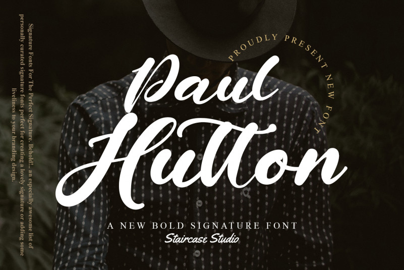 Paul Hutton Script Font
