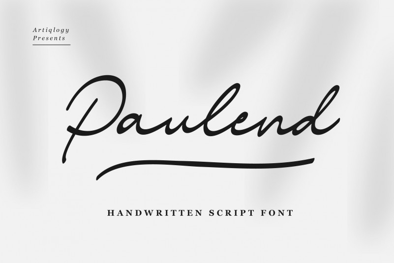 Paulend Script Font