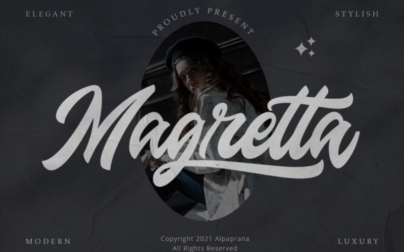 Magretta Script Font