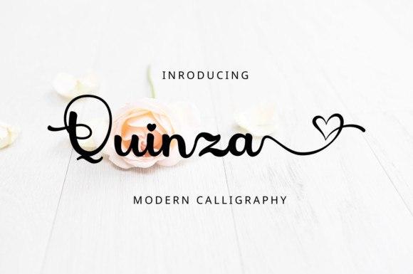 Quinza Script Font