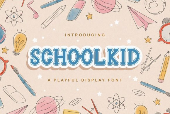 Schoolkid Display Font