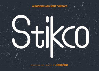 Stikco Display Font