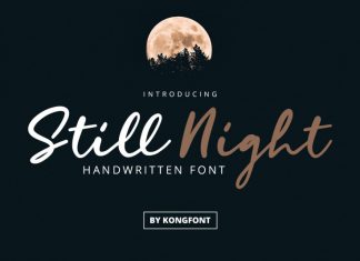 Still Night Script Font