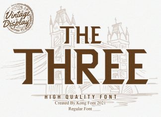 The Three Display Font
