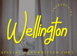 Wellington Handwritten Font