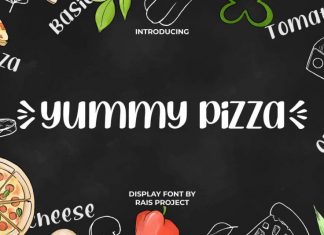 Yummy Pizza Display Font