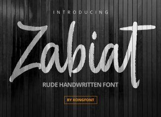 Zabiat Script Font