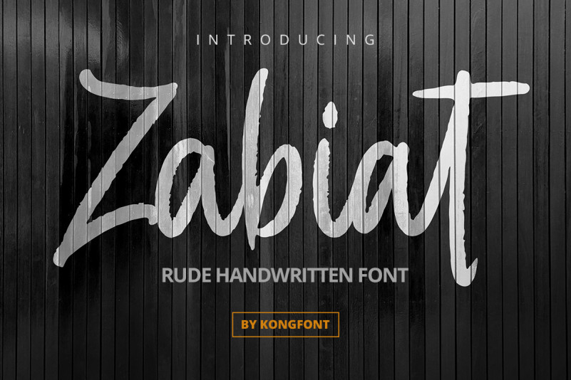 Zabiat Script Font