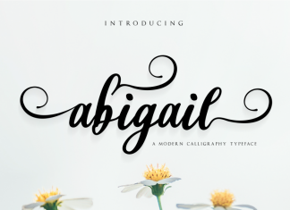 Abigail Calligraphy Font