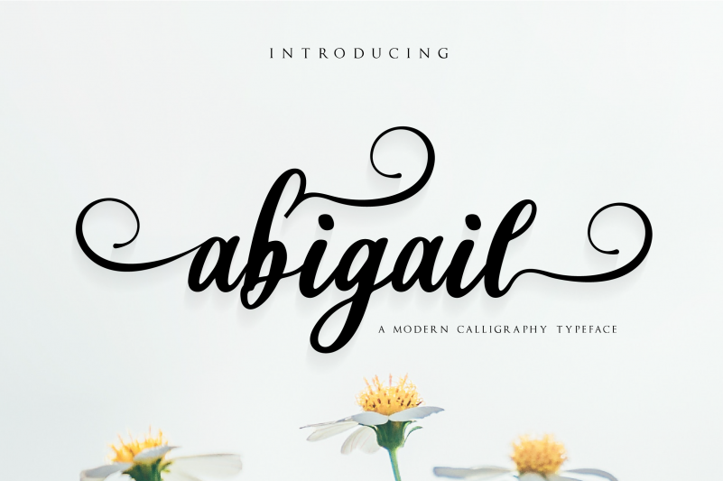 Abigail Calligraphy Font