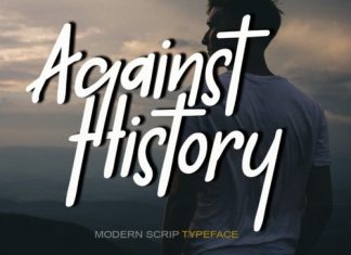 Against History Handwritten Font