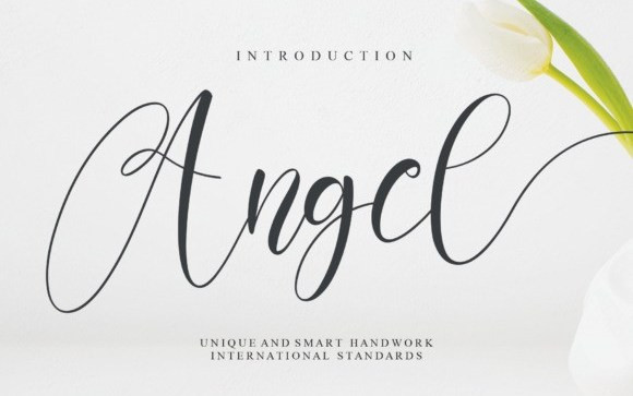Angel Calligraphy Font