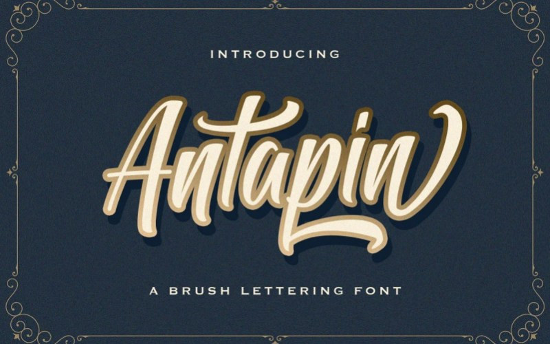 Antapin Script Font