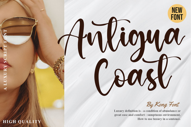Antigua Coast Script Font