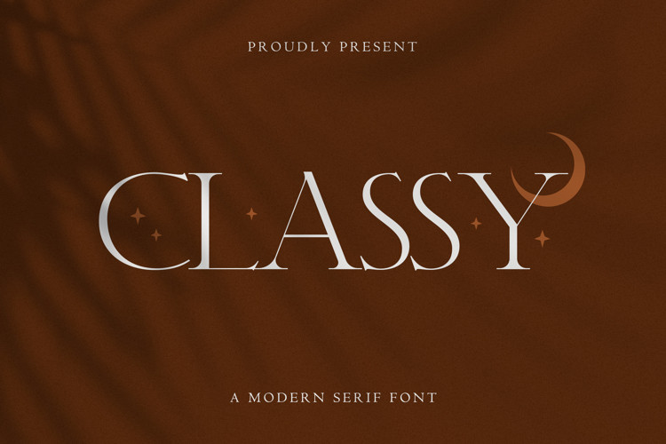 Classy Serif Font