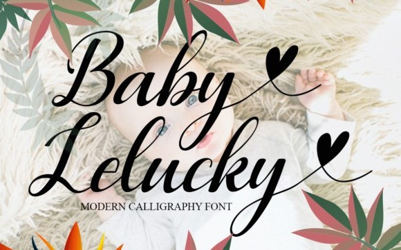 Baby Lelucky Calligraphy Font