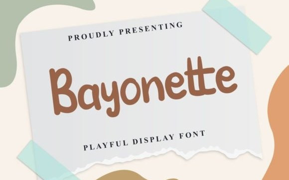 Bayonette Display Font