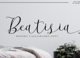 Beatisia Calligraphy Font