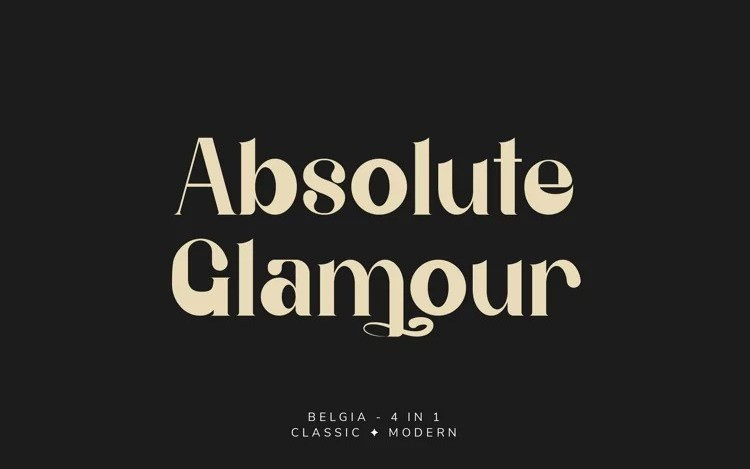 Belgia Serif Font