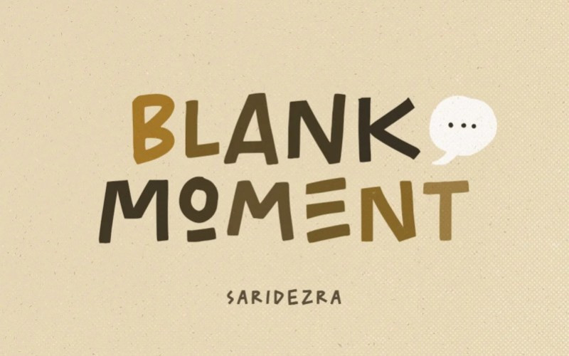 Blank Moment Display Font
