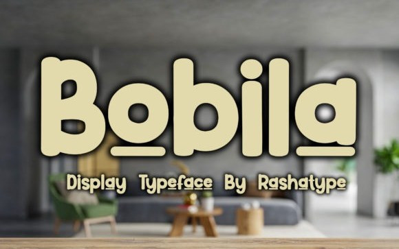 Bobila Display Font