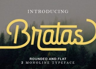 Bratas Script Font
