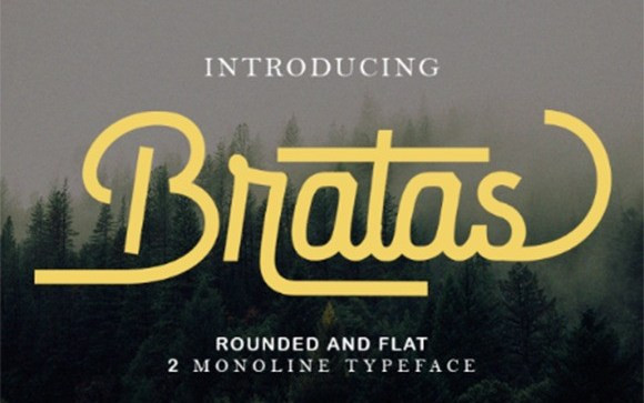 Bratas Script Font