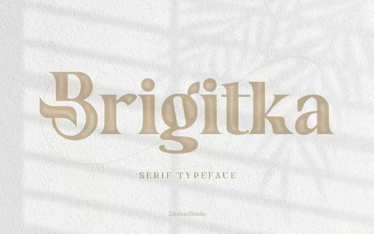 Brigitka Serif Font