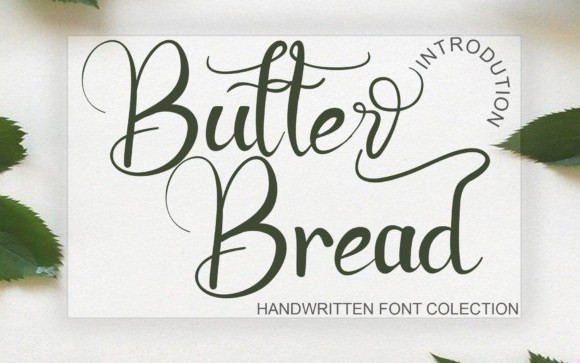 Butter Bread Script Font