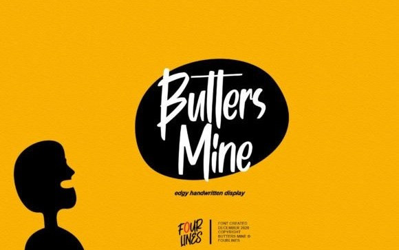 Butters Mine Script Font