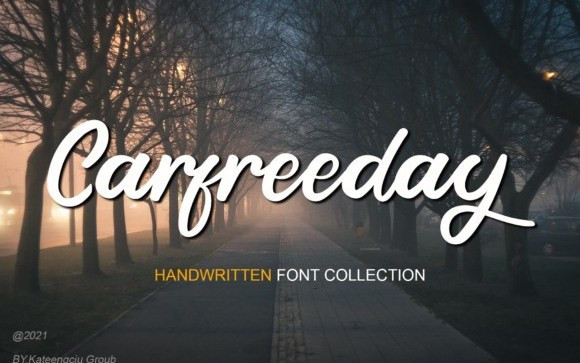 Carfreeday Calligraphy Font