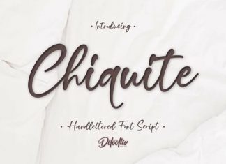 Chiquite Script Font