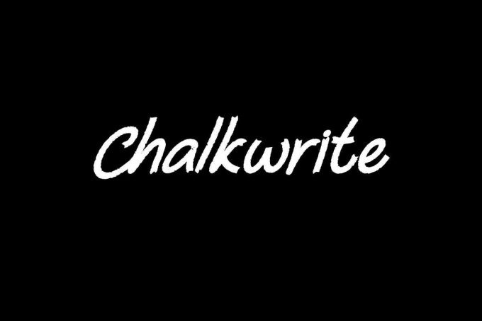 Chalkwrite Display Font