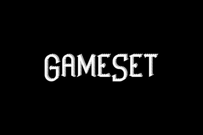 GameSet Display Font