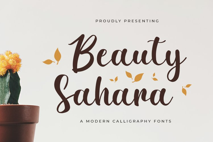 Beauty Sahara Script Font