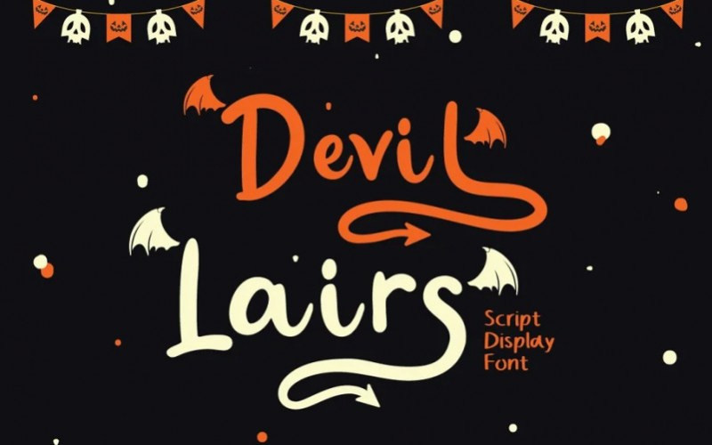 Devil Lairs Display Font