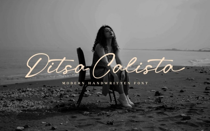 Ditsa Calista Handwritten Font