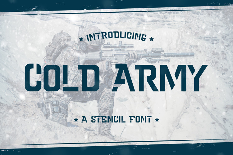 Cold Army Sans Serif Font