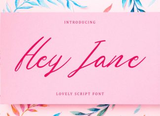 Hey Jane Script Font