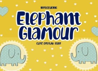 Glamour Elephant Display Font